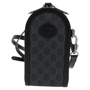Gucci GG Supreme Shoulder Bag Black